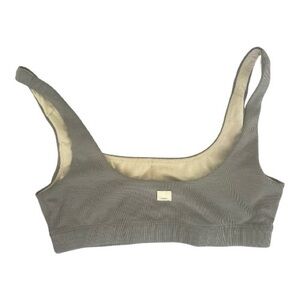 Vuori Women's Bandeau Set - gray and black